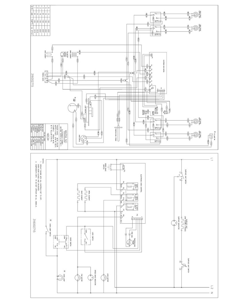 Frigidaire FEF356CHTD Quick start guide