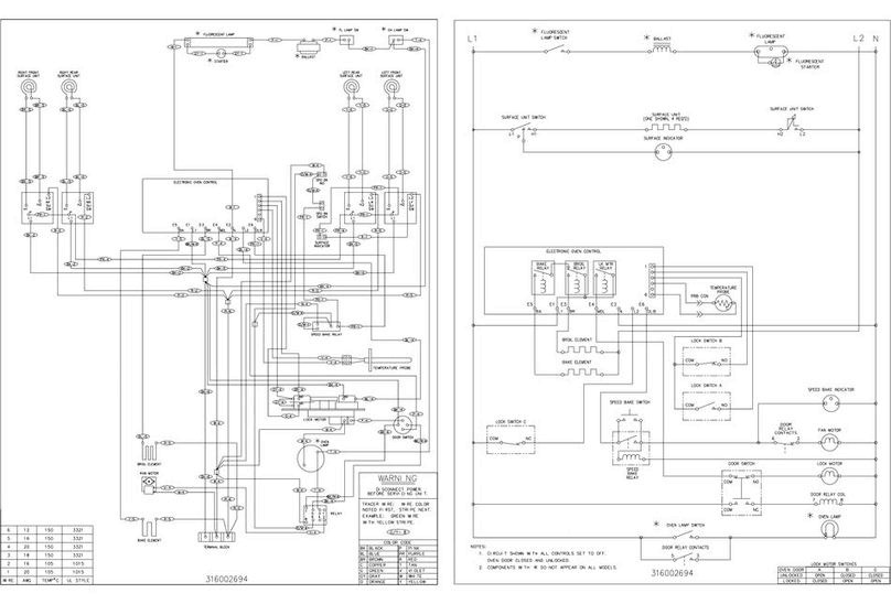 Frigidaire FEF356CHTB Quick start guide