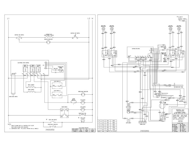Frigidaire FEF356CHTC Quick start guide