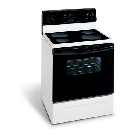Frigidaire FEF364FW - 30" Electric Range User manual