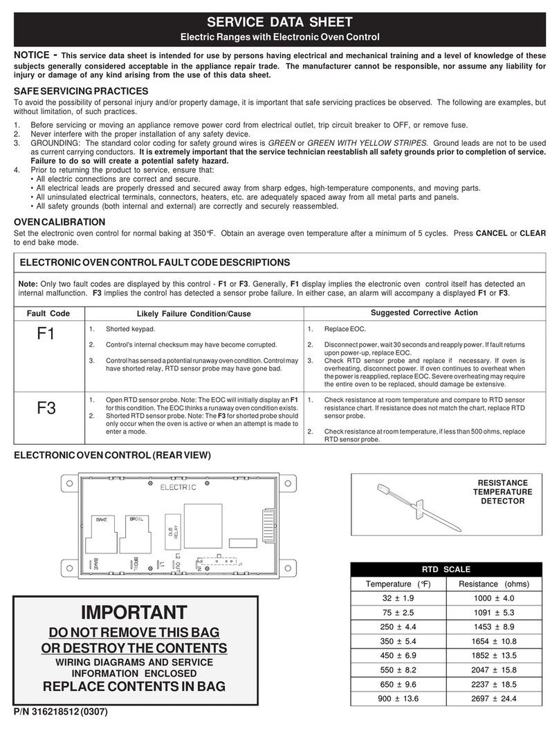 Frigidaire FEF339ESB User guide