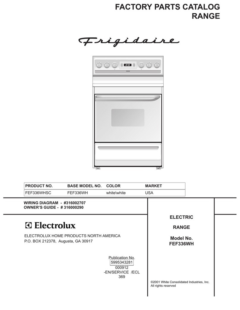 Frigidaire FEF336WH User manual Frigidaire FEF336WH User manual