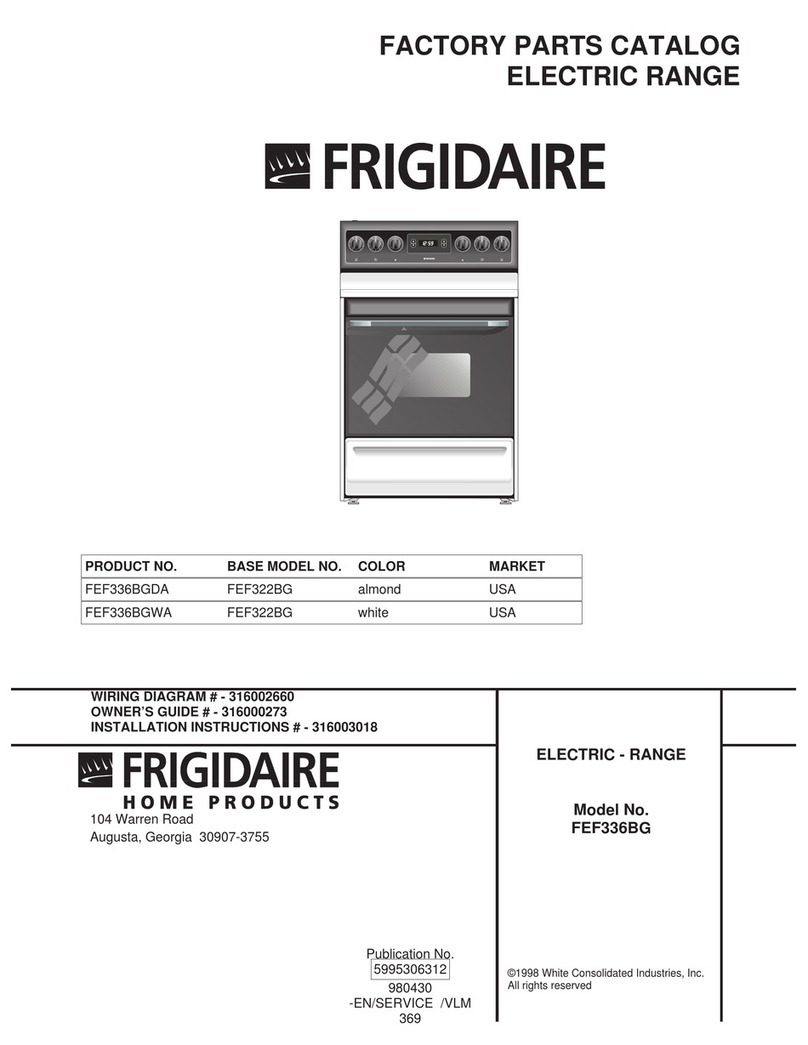 Frigidaire FEF336BG User manual Frigidaire FEF336BG User manual