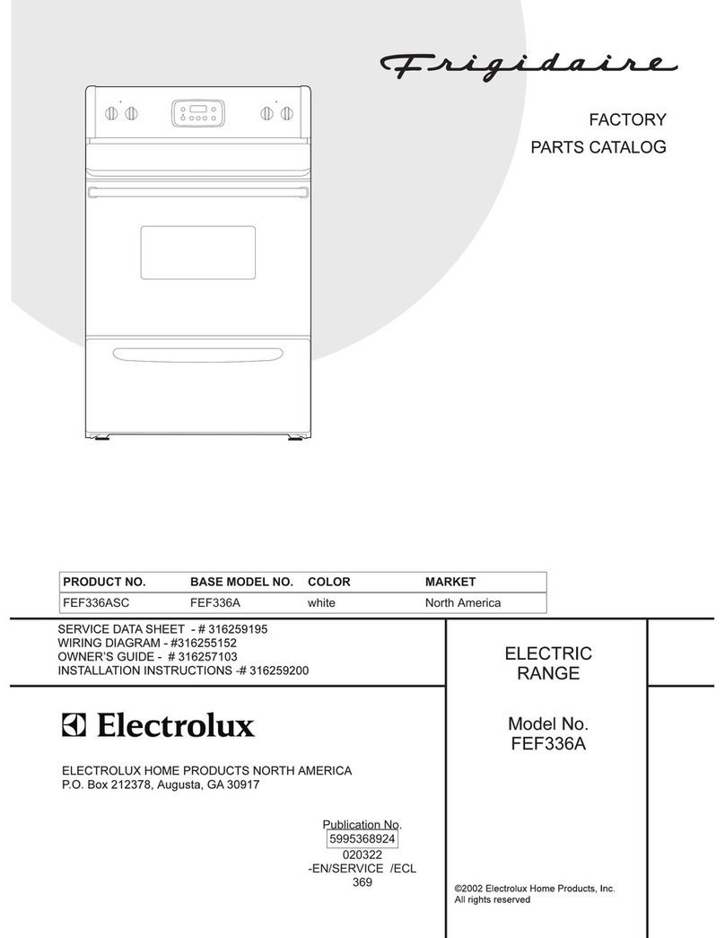 Frigidaire FEF336A User manual