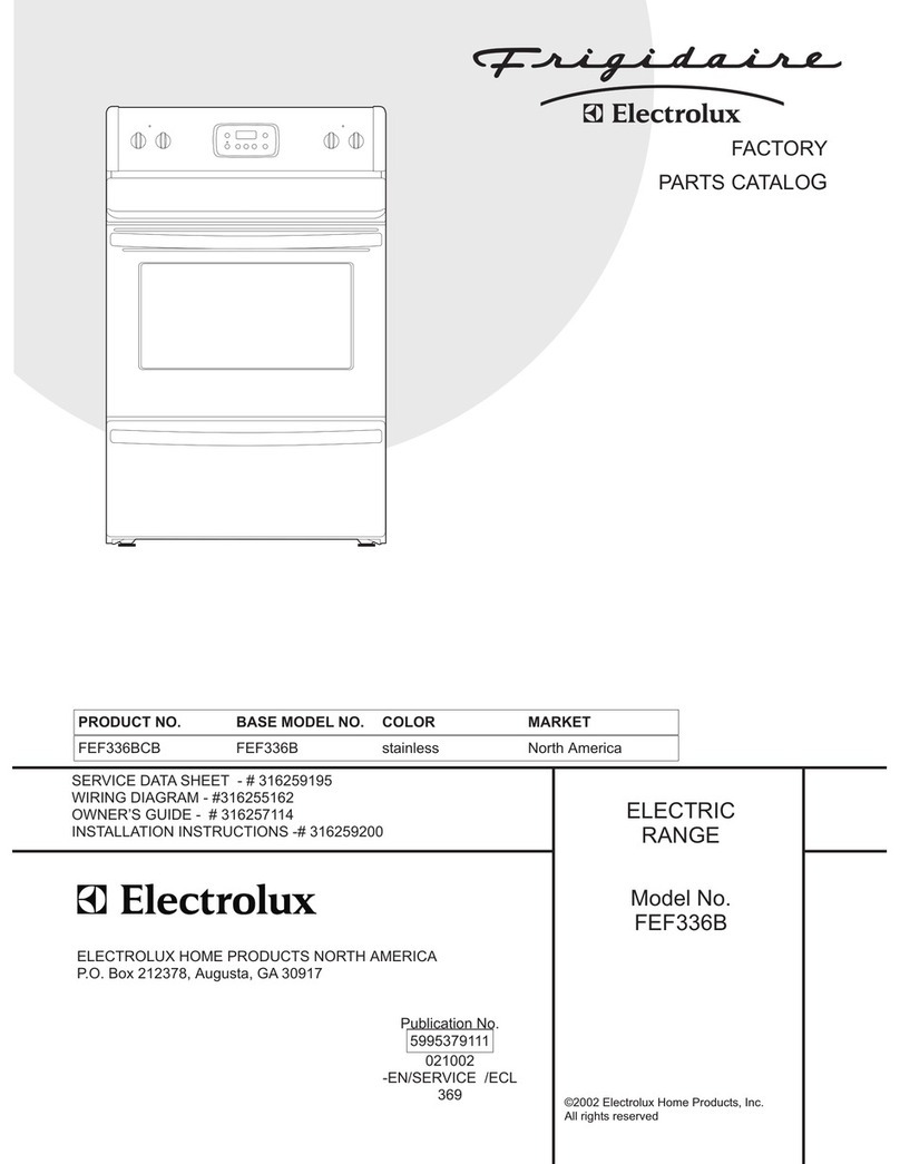 Frigidaire FEF336B User manual