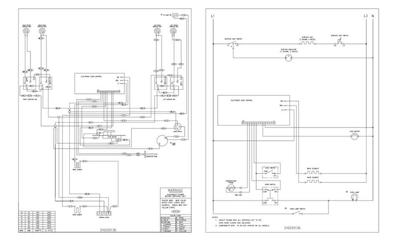 Frigidaire FEF355AWD Quick start guide