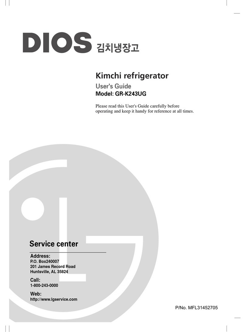 LG GR-K243UG User manual