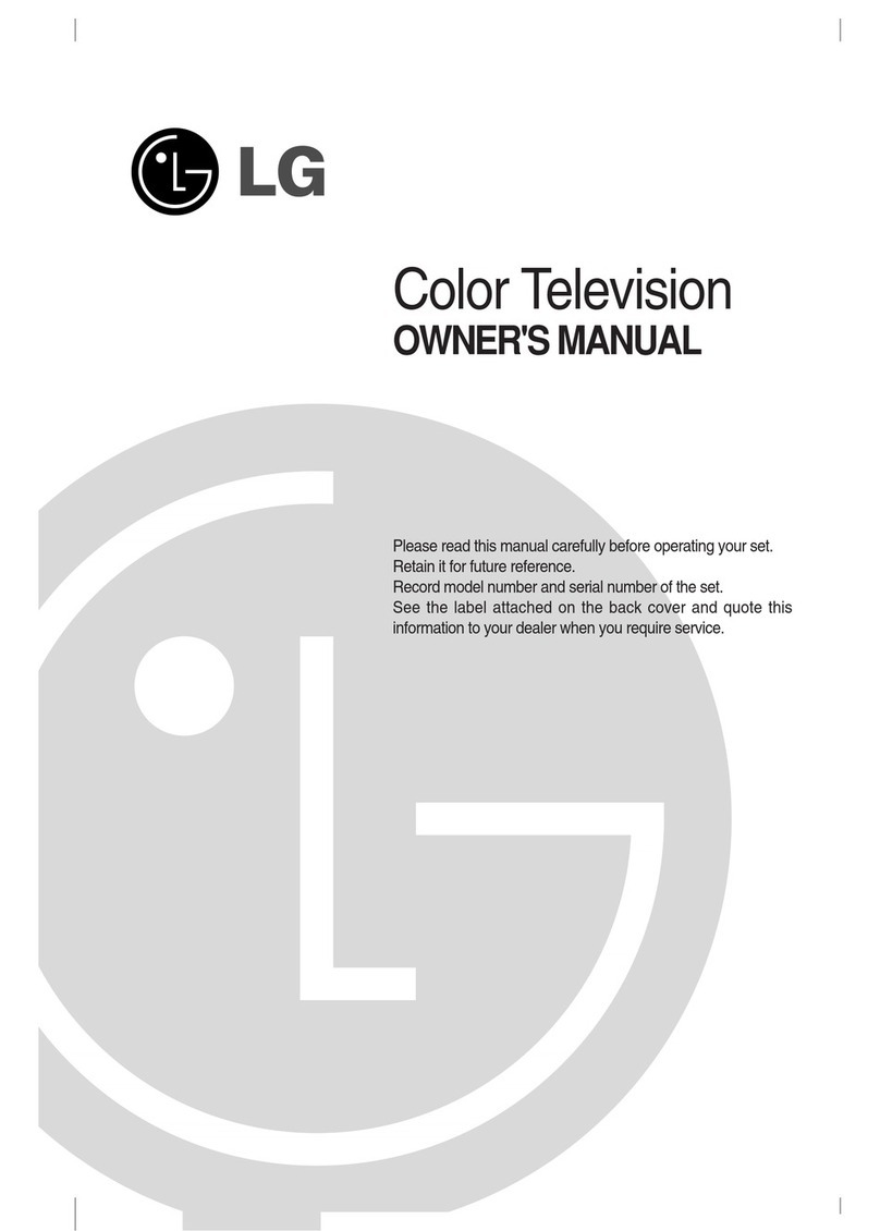 LG 29FX4BL-LG User manual