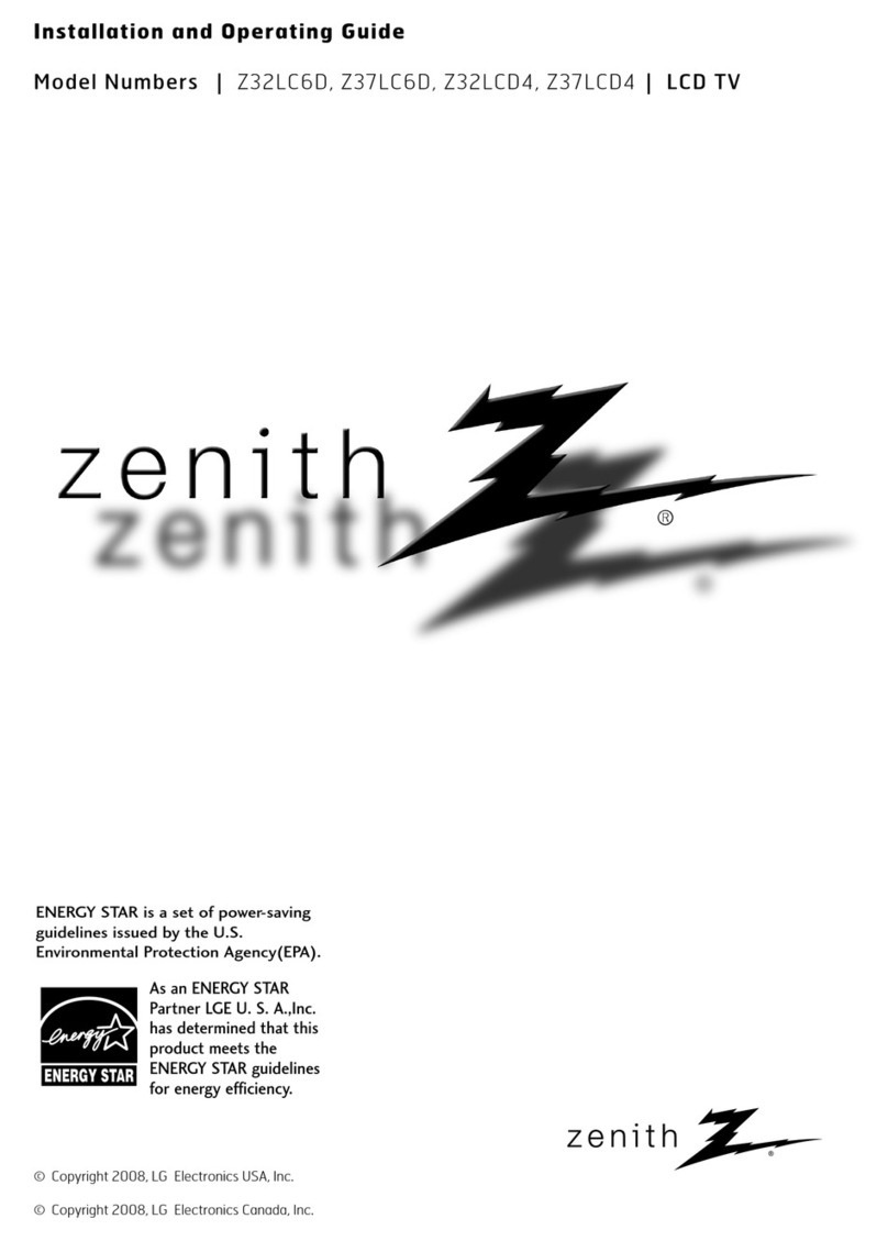 LG Zenith Z32LC6D Installation guide