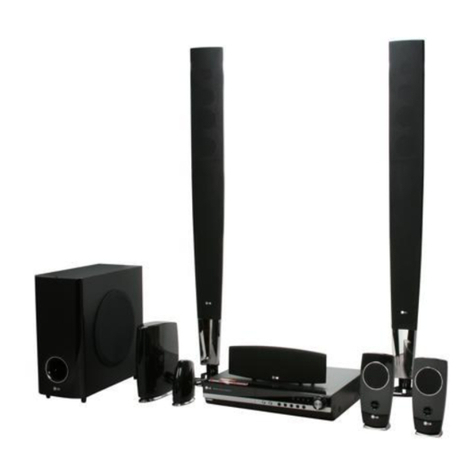 LG LHT874 -  Home Theater System User manual