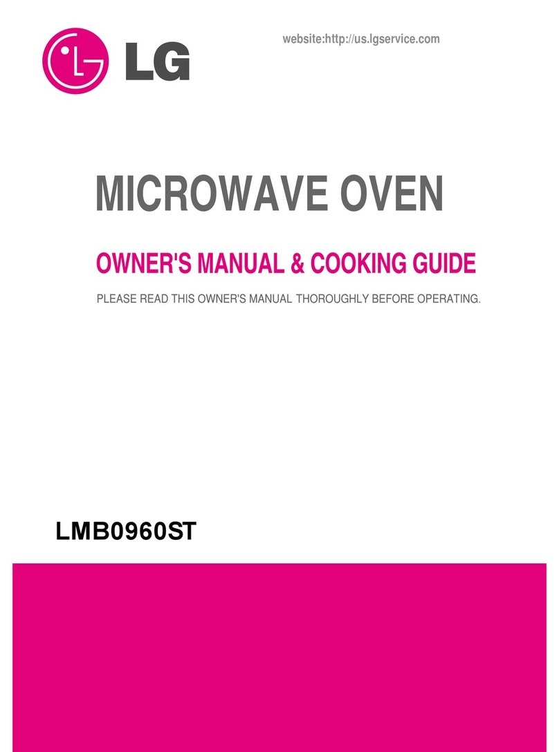 LG LMB0960ST Use and care manual