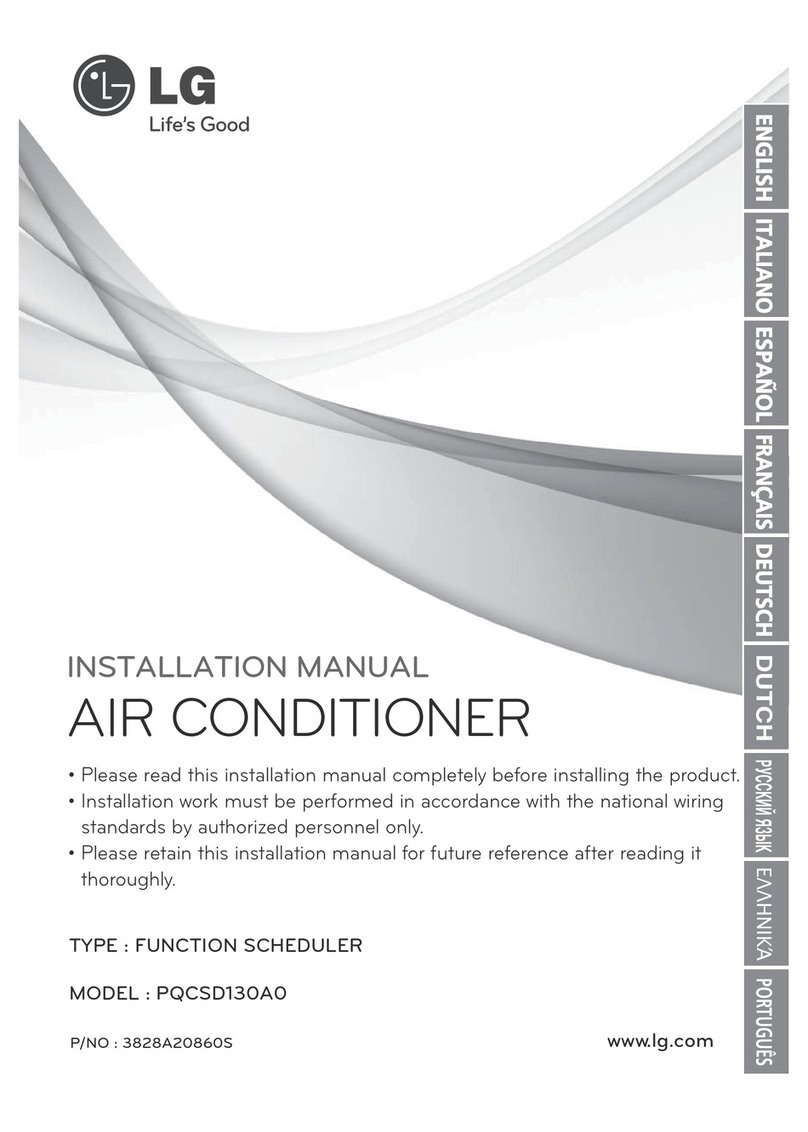 LG PQCSD130A0 installation manual