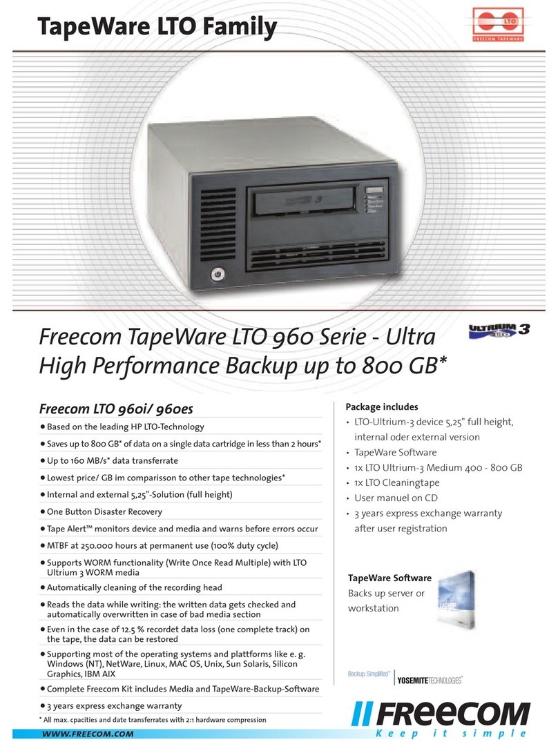 Freecom LTO 960 FH Specifications