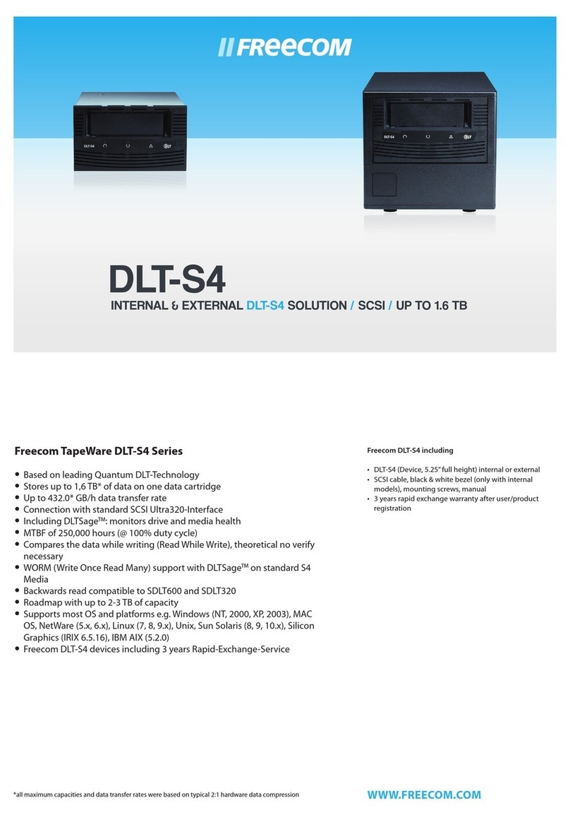 Freecom DLT-S4 User manual