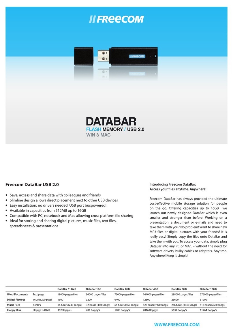 Freecom Databar User manual