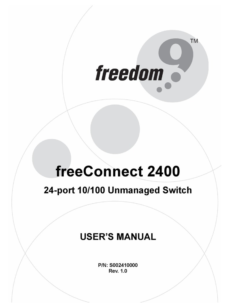 Freedom9 freeConnect 2400 User manual