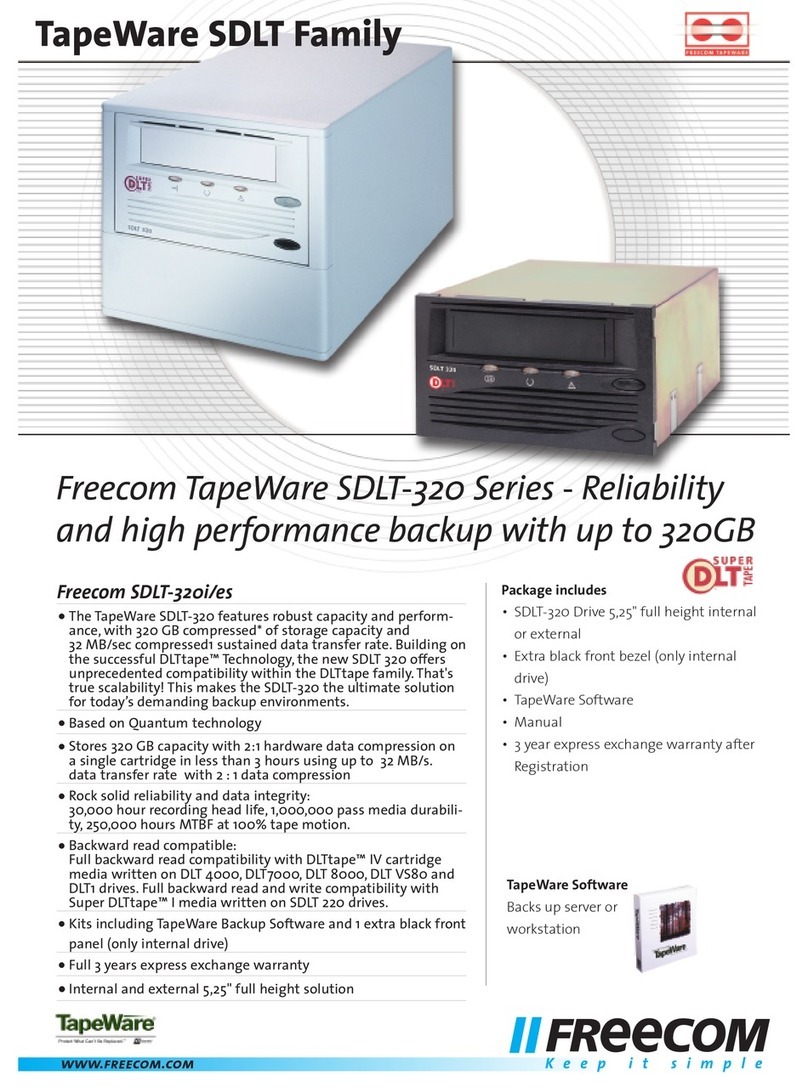 Freecom SDLT-320i User manual