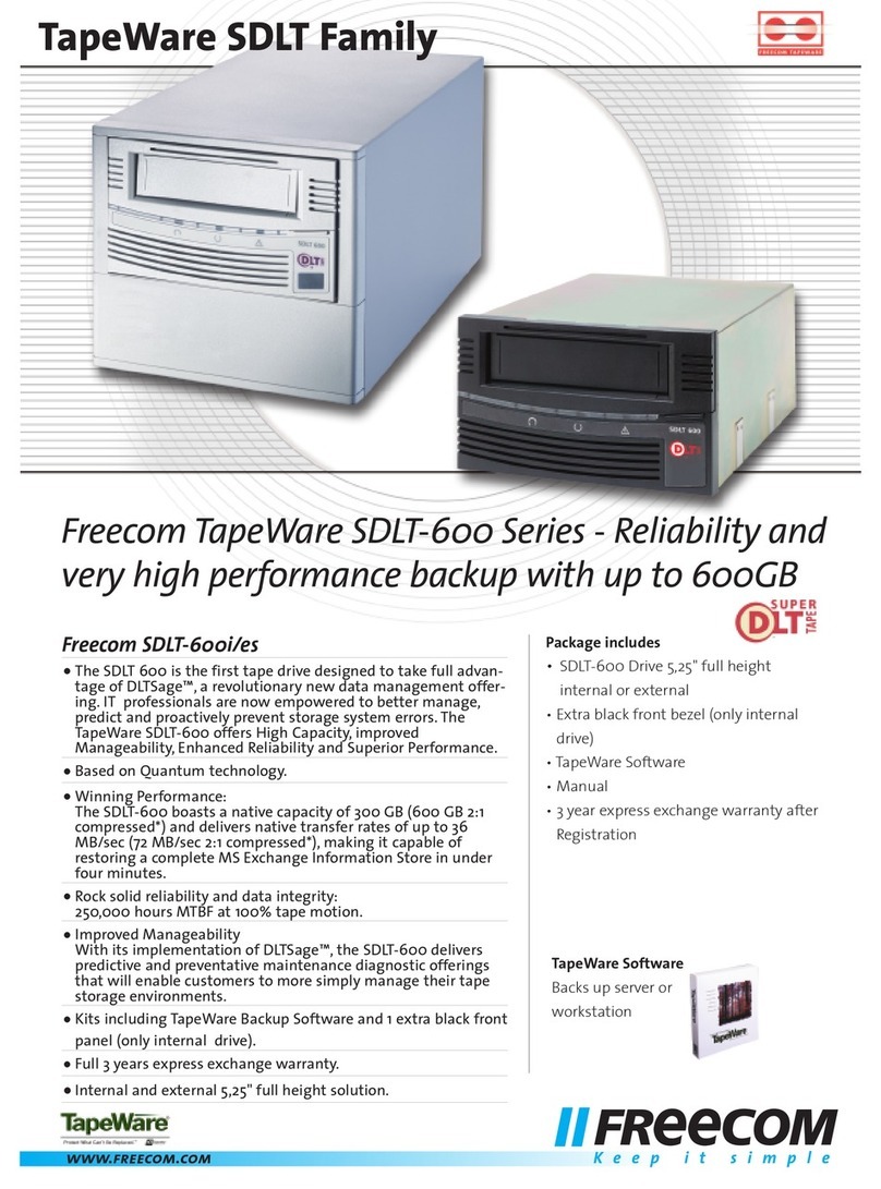 Freecom SDLT-600i Specifications