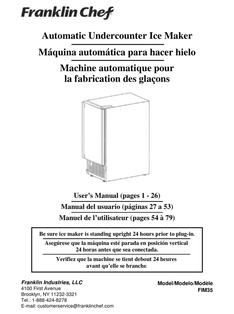 Franklin Chef FIM35 user manual