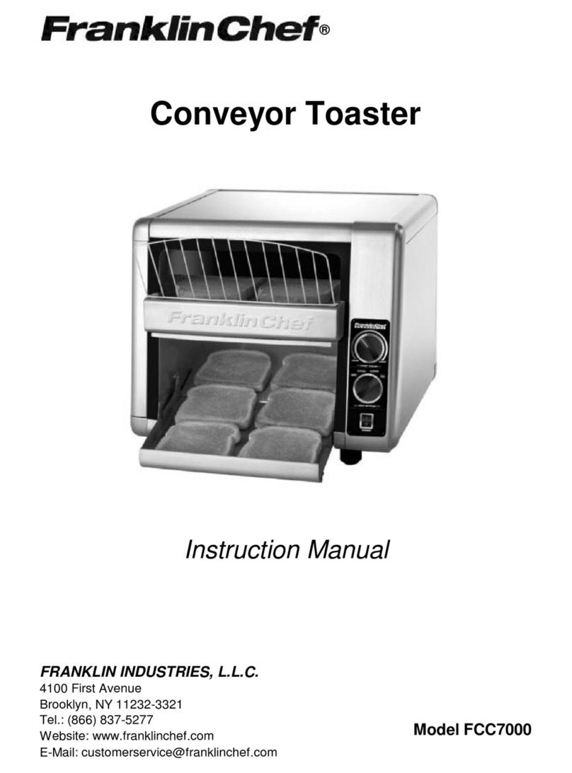Franklin Chef FCC7000 instruction manual