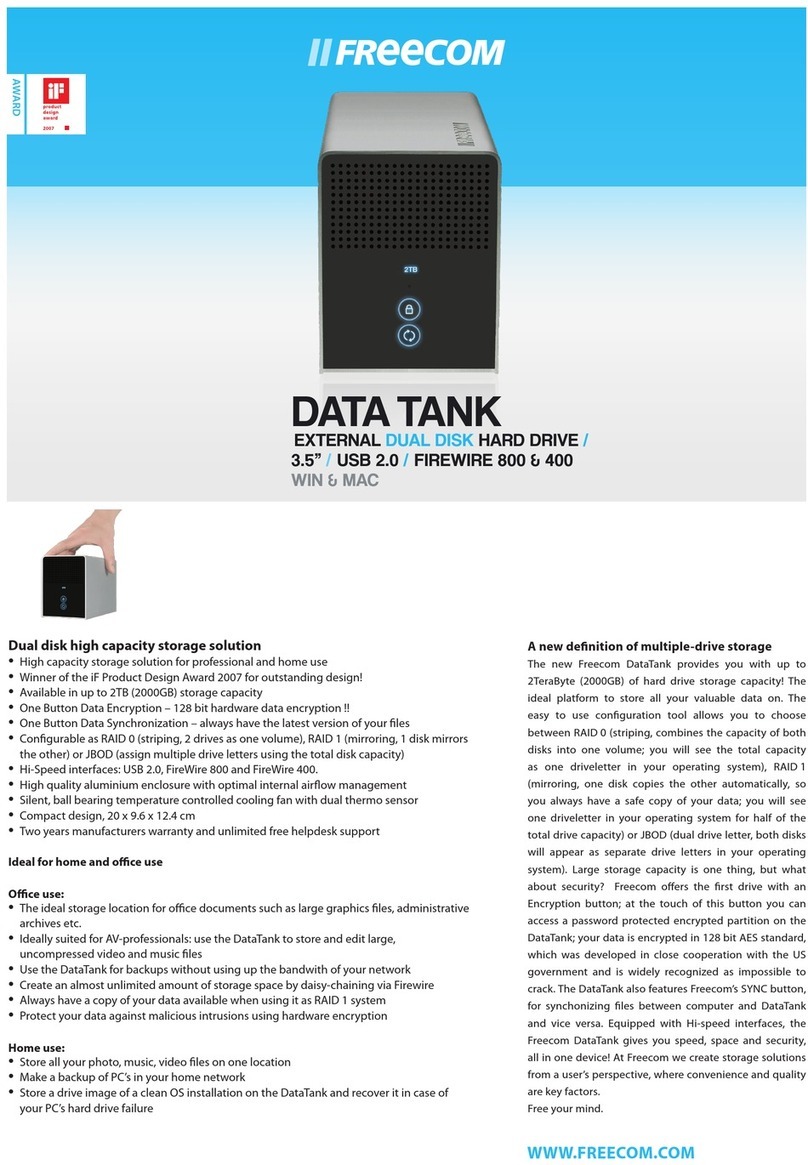 Freecom Data Tank Specifications