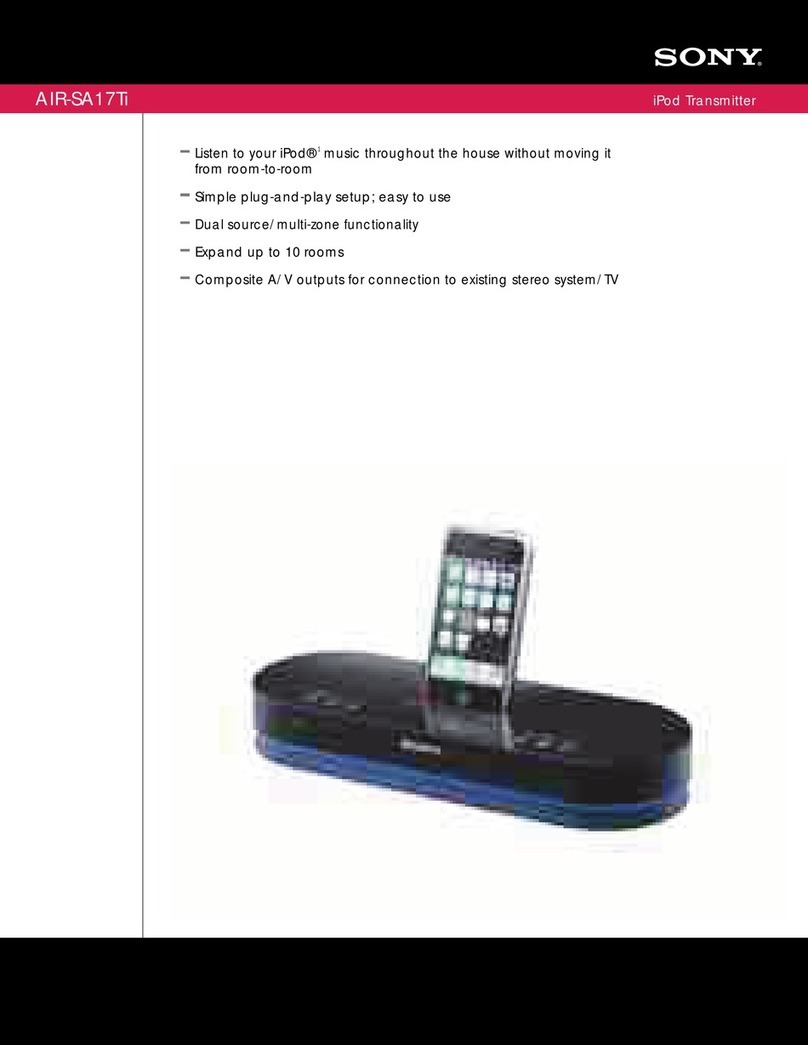 Sony AIR-SA17Ti Marketing Specifications