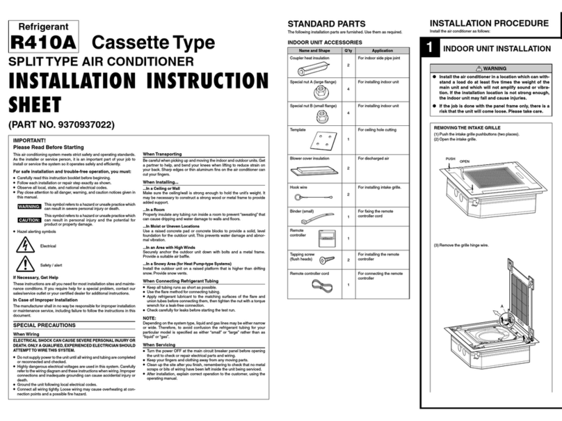 Friedrich C24YF User manual