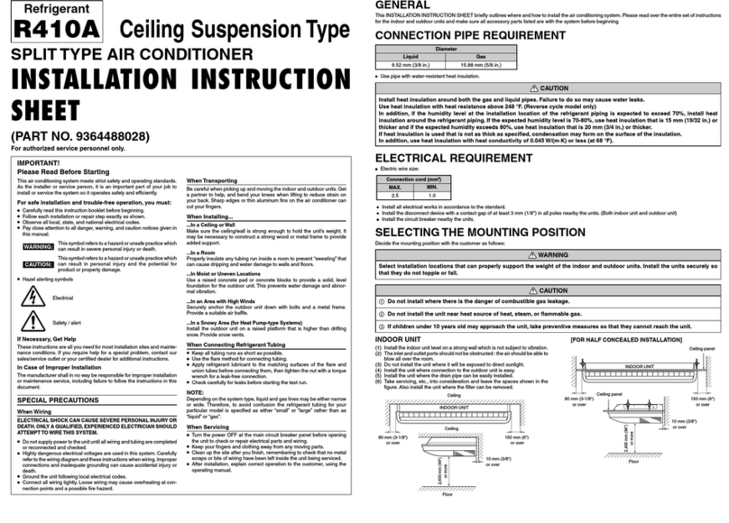 Friedrich MS36Y3F User manual