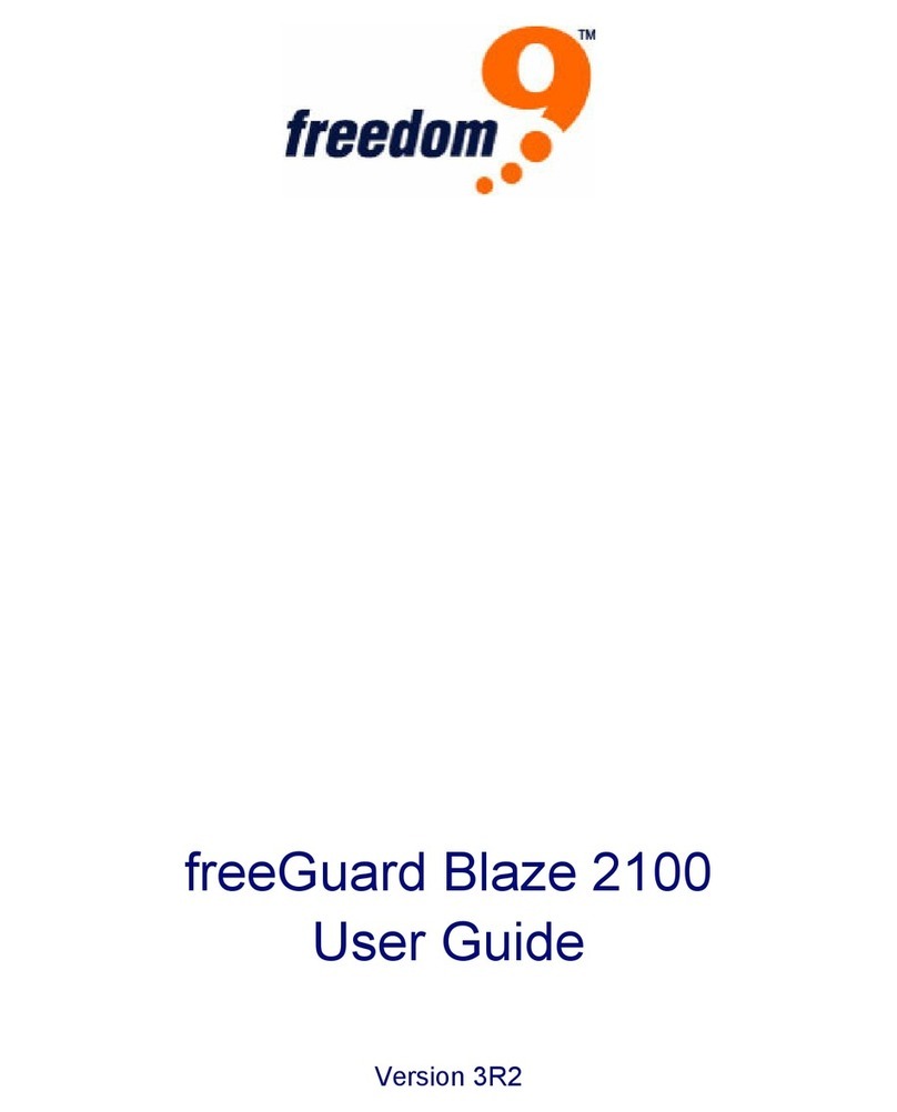 Freedom9 freeGuard Blaze 2100 user guide