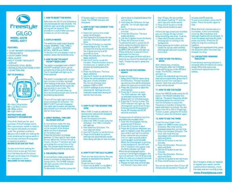 Freestyle 40510 user guide