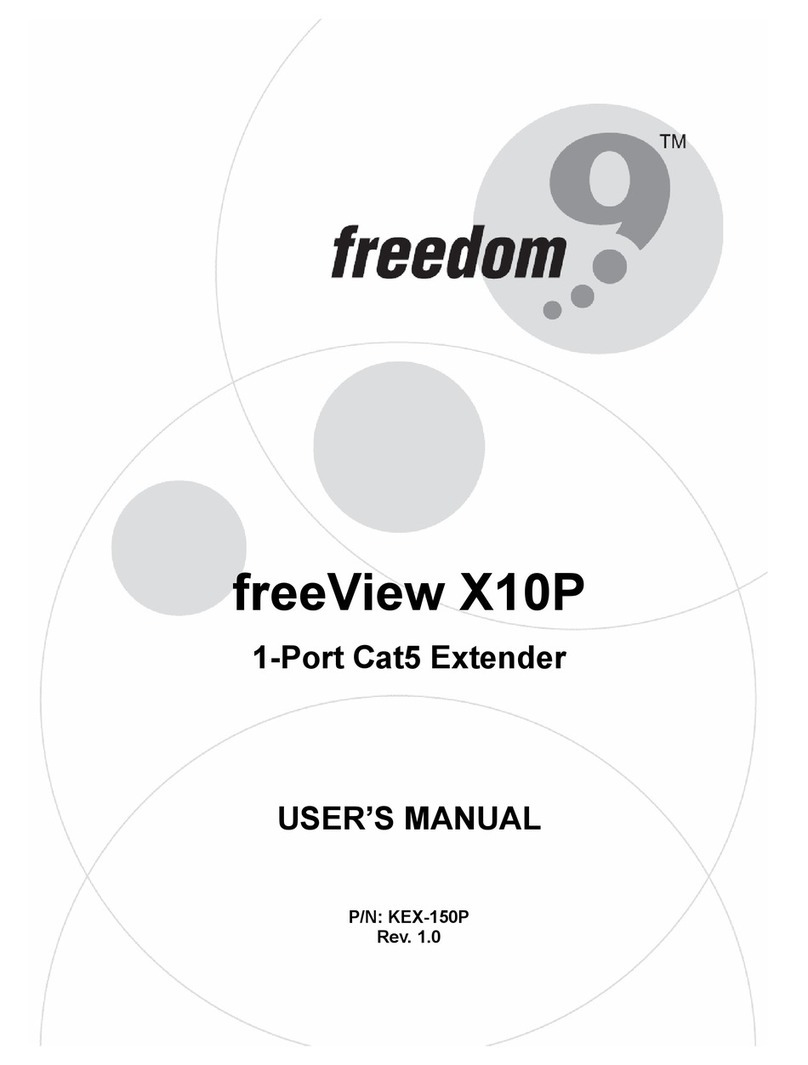 Freedom9 freeView X10P user manual