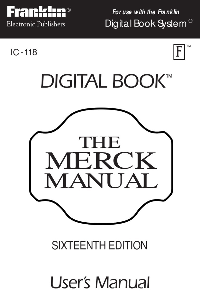 Franklin IC-118 user manual