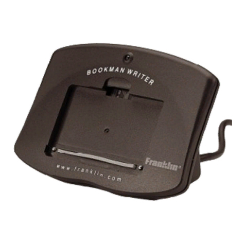 Franklin BOOKMAN Writer BW-10 User manual
