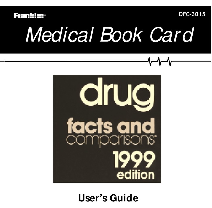 Franklin DFC-3015 user guide