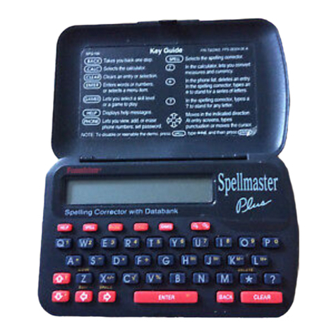 Franklin SPQ-106 user guide