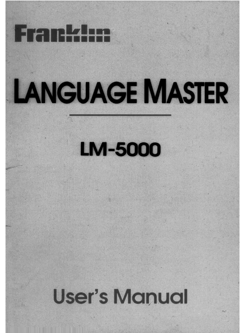 Franklin Language Master LM-5000 user manual