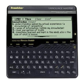 Franklin Language Master LM-6000B user guide