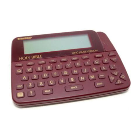 Franklin KJ-31 User manual
