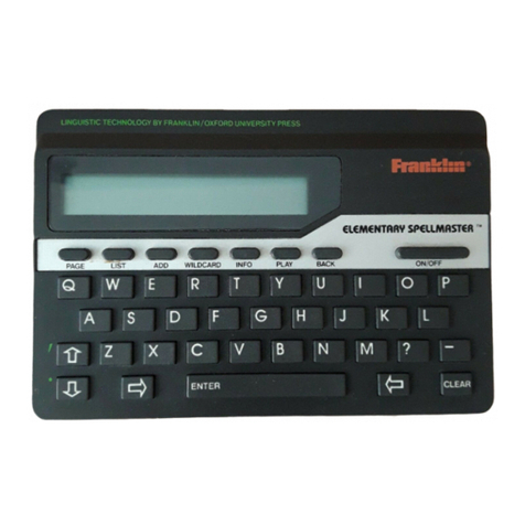 Franklin Spellmaster QES-90 Manual