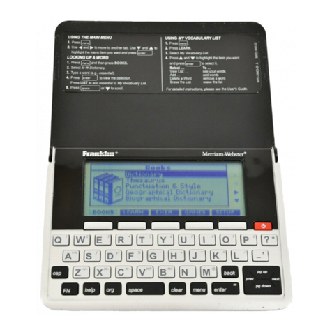 Franklin MWD-1490 user guide