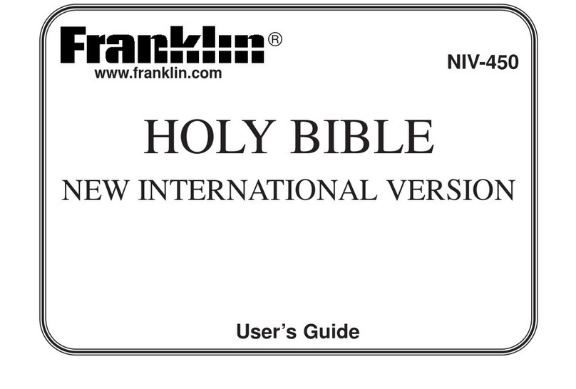 Franklin NIV-450 user guide