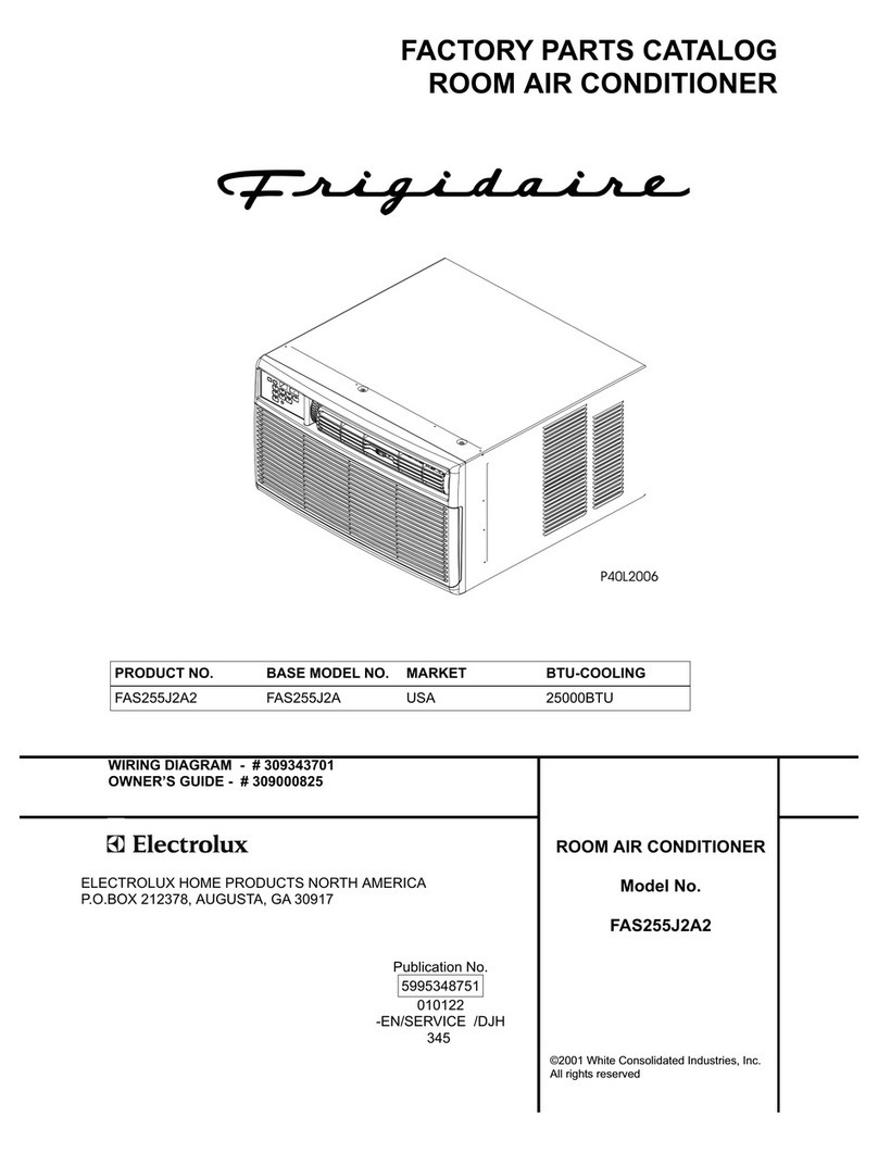 Frigidaire FAS255J2A2 User manual