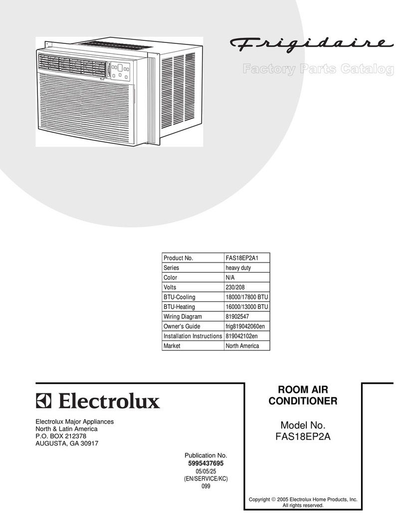 Frigidaire FAS18EP2A User manual