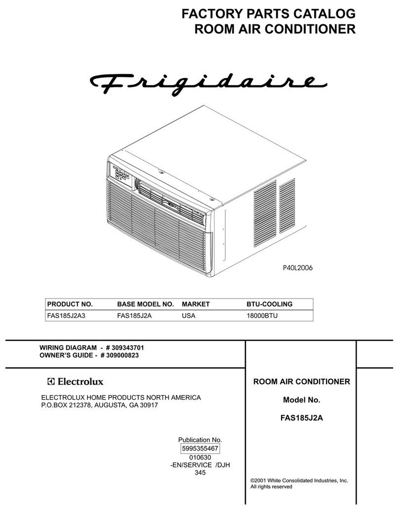 Frigidaire FAS185J2A3 User manual