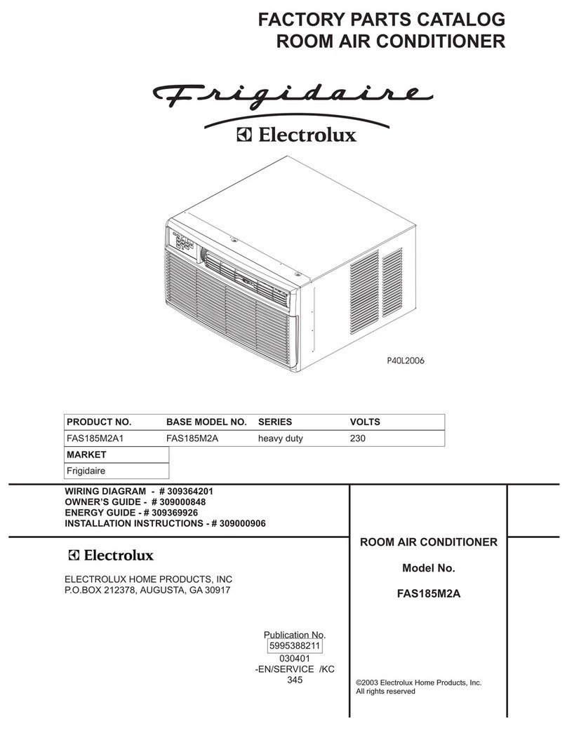 Frigidaire FAS185M2A1 User manual Frigidaire FAS185M2A1 User manual