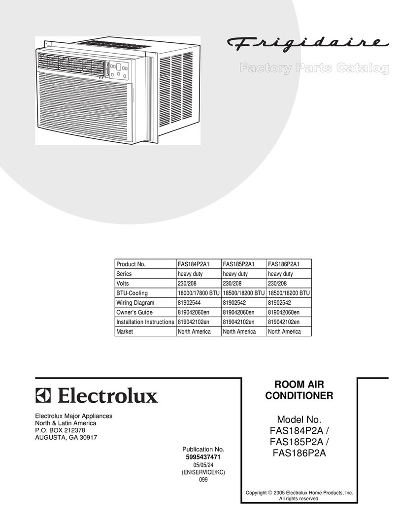 Frigidaire FAS184P2A User manual Frigidaire FAS184P2A User manual