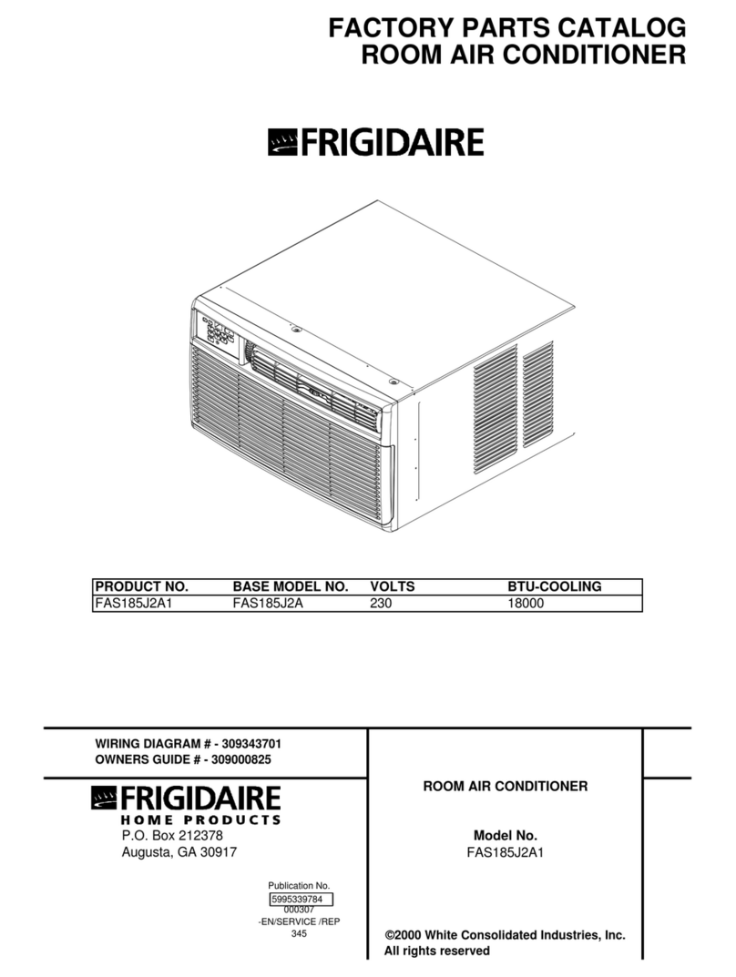 Frigidaire FAS185J2A1 User manual