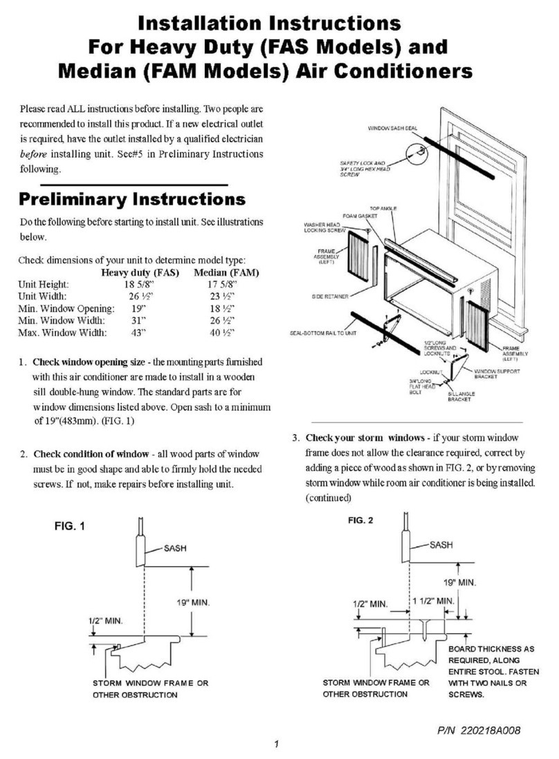 Frigidaire FAS297Q2A2 User manual Frigidaire FAS297Q2A2 User manual