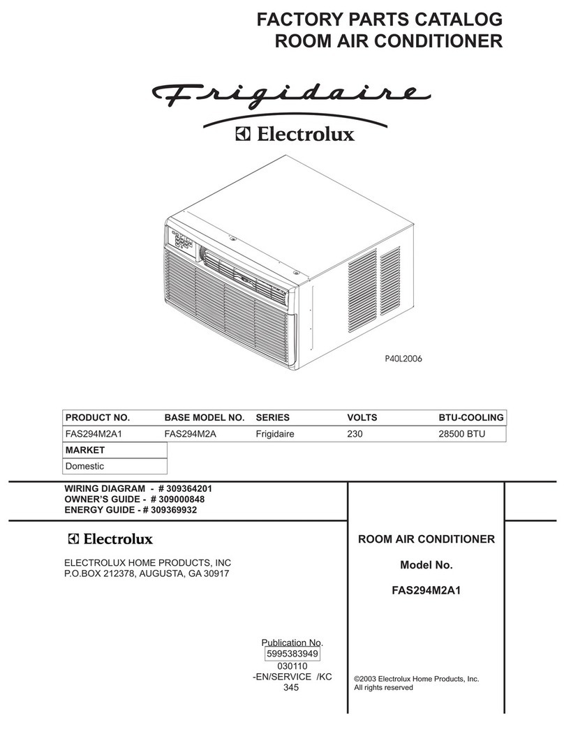Frigidaire FAS294M2A1 User manual Frigidaire FAS294M2A1 User manual