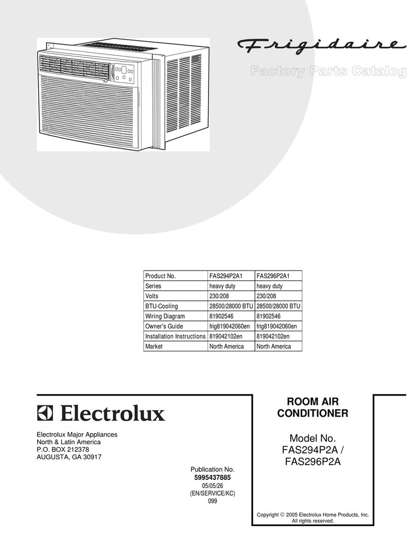 Frigidaire FAS296P2A1 User manual Frigidaire FAS296P2A1 User manual